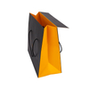 Hot silver black and yellow printing paper bag
