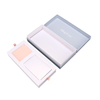 White hot silver boutique skin care product packaging box