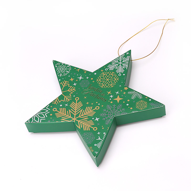 Christmas Pentagram Bronzing Gift Box